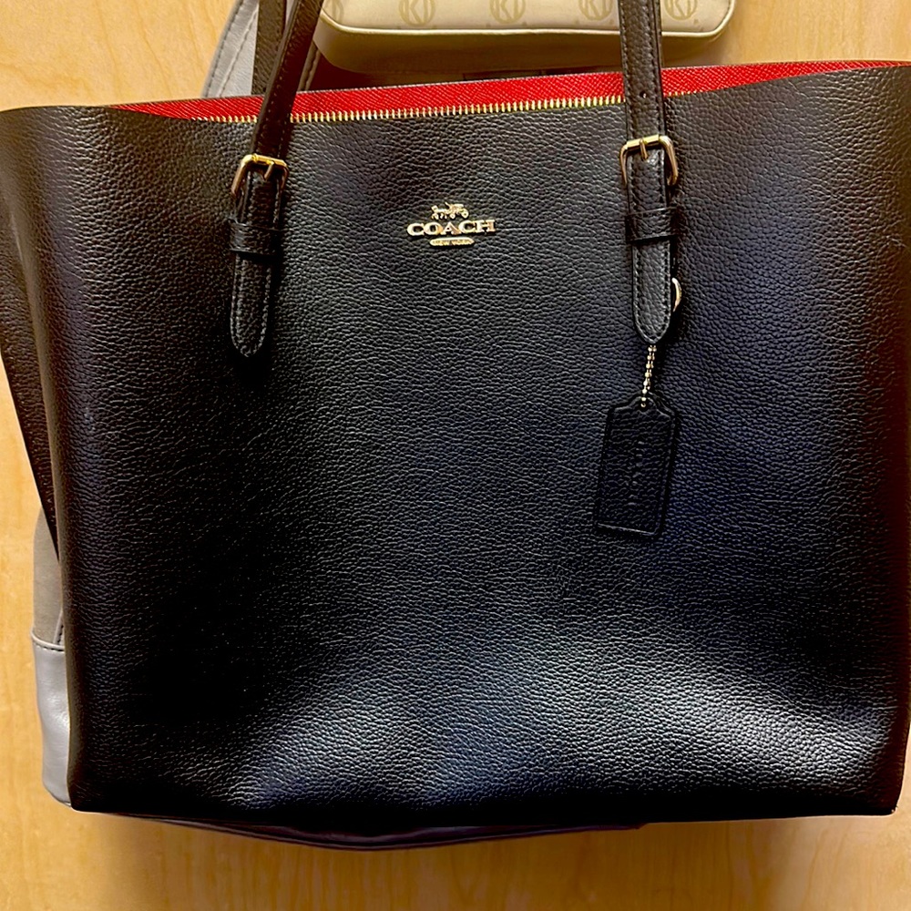 Lg black Coach bag